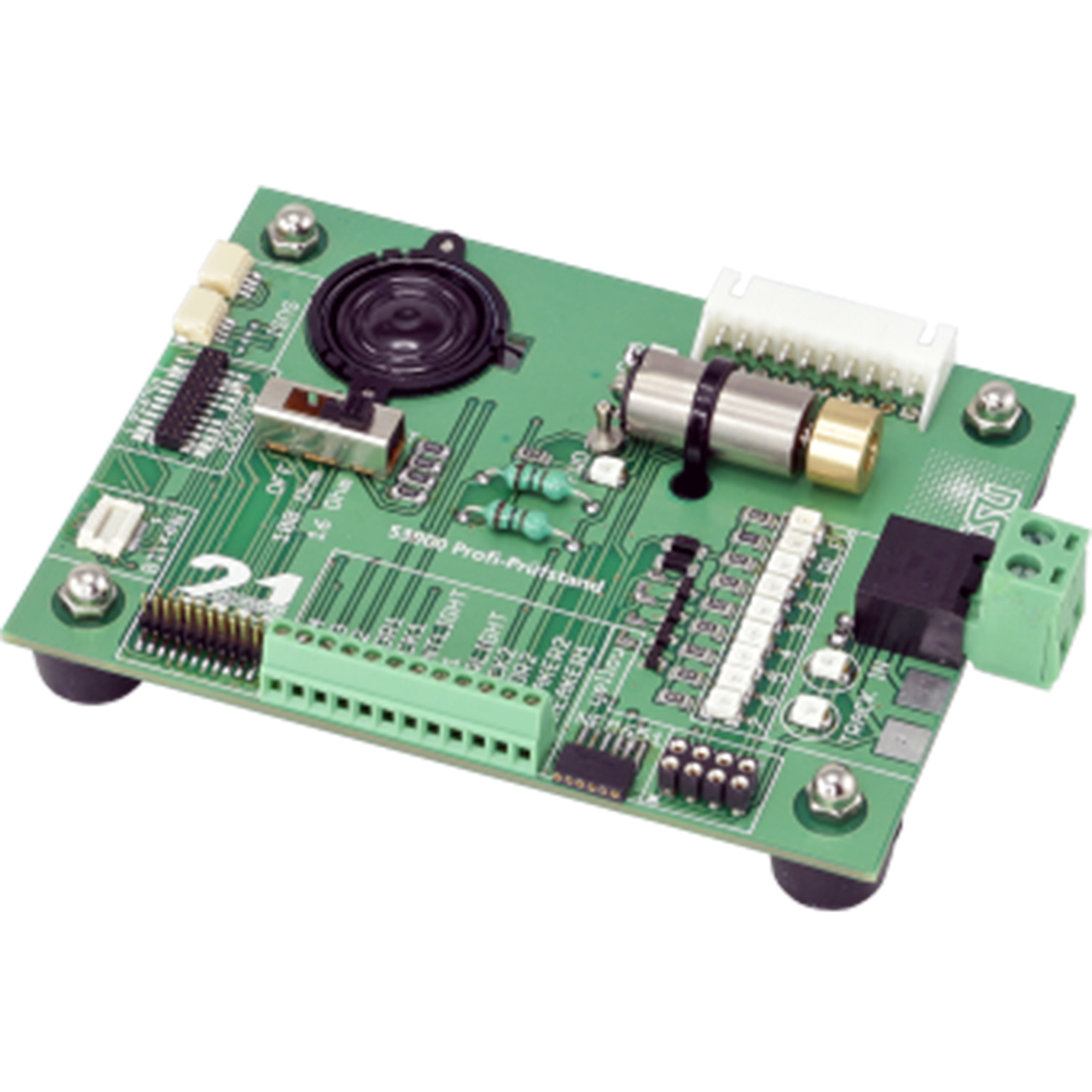 Profi-Prüfstand für Decoder,NEM652,651,21MTC,PluX22,Next18,Einzelkabel,Glockenankermotor,LED-Monitor,20mm LS, Erweiterungsbuchse