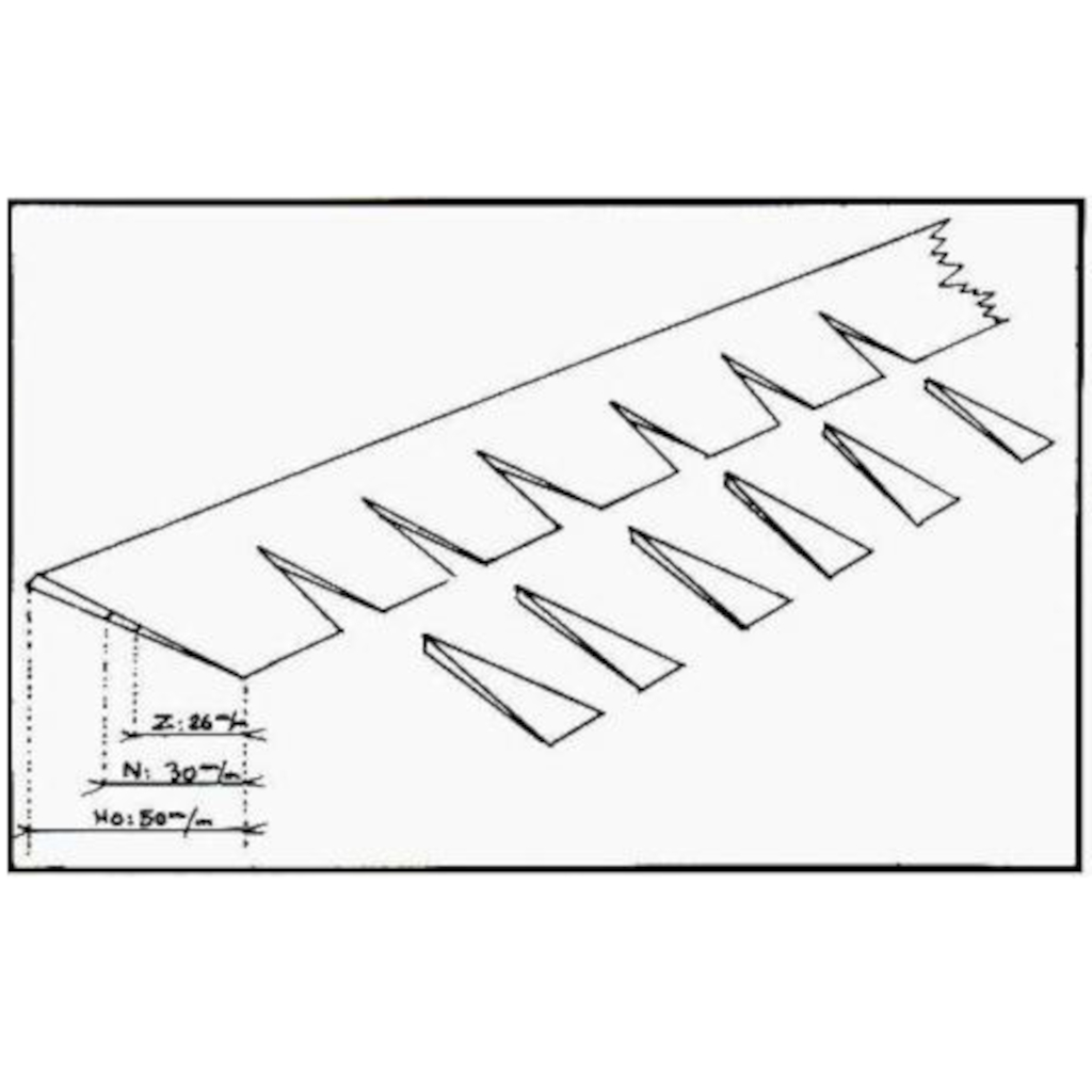 Überhöhungsstreifen