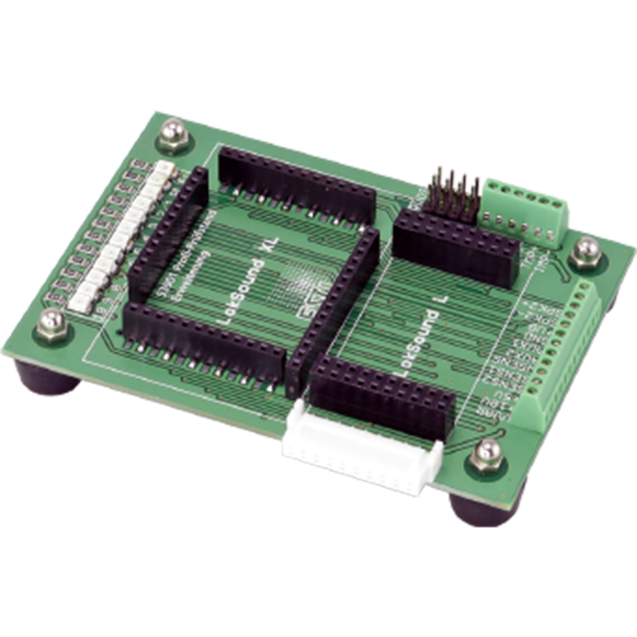 Profi-Prüfstand Extension zum Testen von LokSound XL, LokSound L Decoder LED-Monitor, Servoanschlüsse